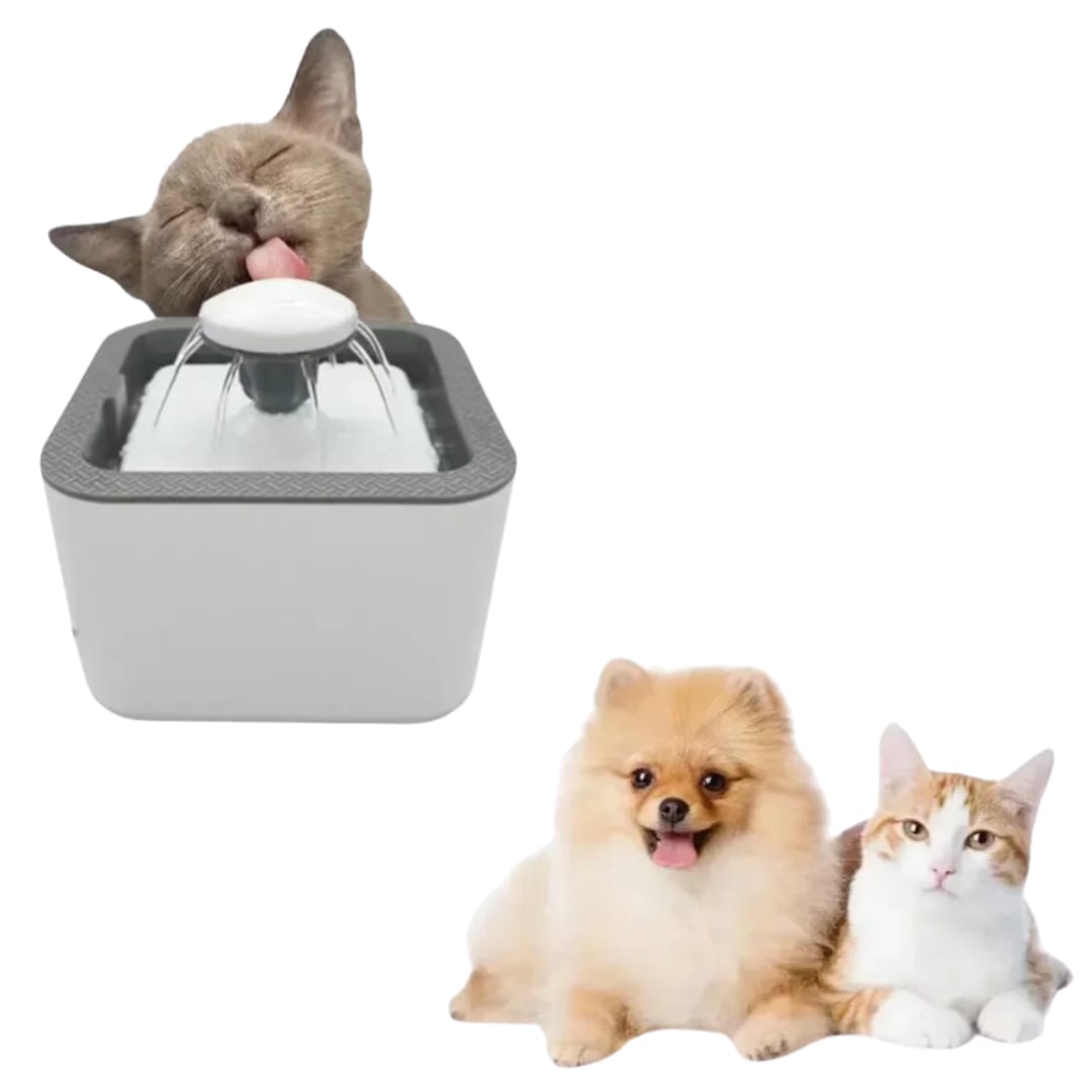 FUENTE DE AGUA PARA GATOS Y PERROS 2.5L