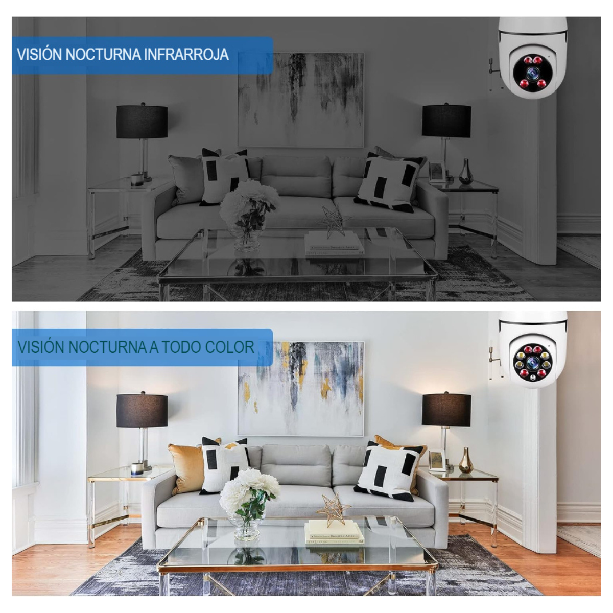 CÁMARA SEGURIDAD 360 WIFI HD-1080P