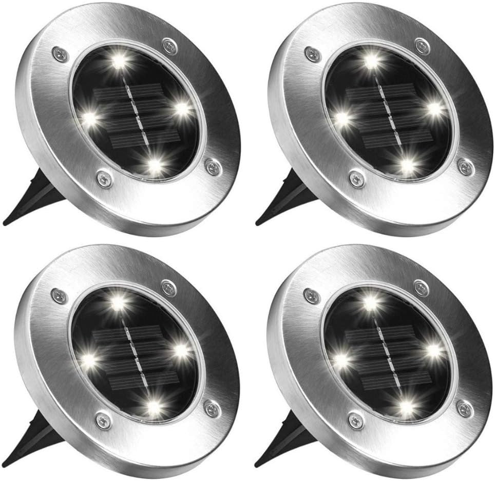 PAQUETE DE 4 LUCES SOLARES PARA JARDIN